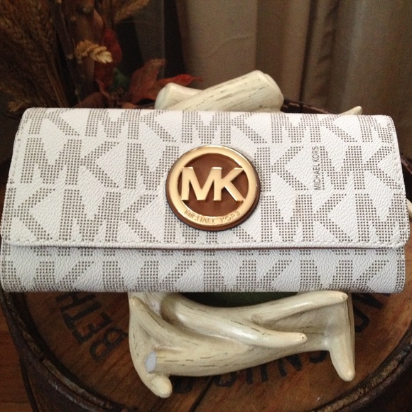 MICHAEL Michael Kors Handbags - SOLD SOLD  & Gold Saffiano Leather